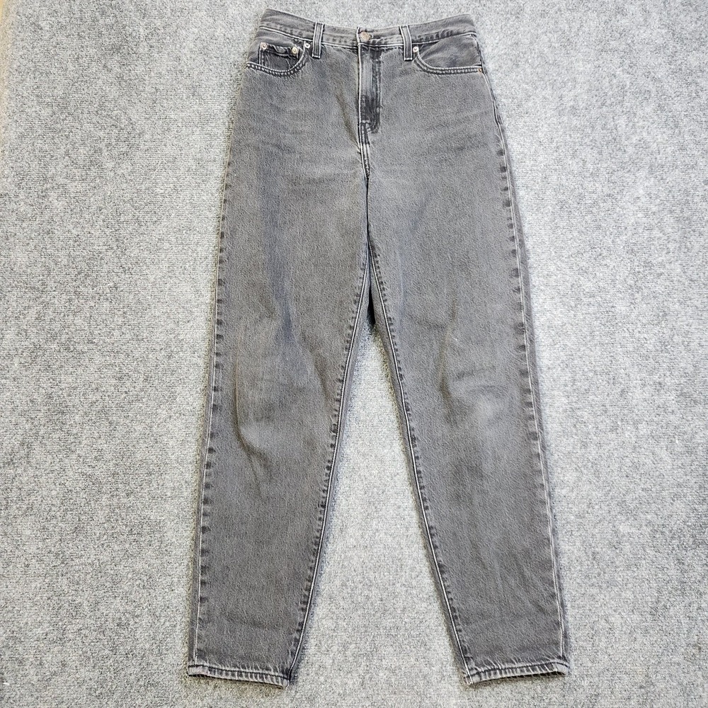Levis Premium High Loose Taper Jeans Womens 26x31 Gray High Rise Relaxed Denim